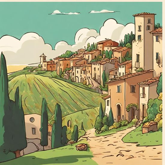 buy land in Italy on a sunny day